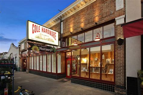 Cole hardware - NORTH BEACH. Shelter-in-place hours: Open every day 9:30 am - 6:00 pm. 627 Vallejo Street San Francisco, CA 94133 (at Columbus Avenue) Call or Text: (415) 200-2215 Email: northbeachstore@colehardware.com 